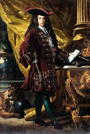 Francesco Solimena Portrait of Charles VI Sweden oil painting art